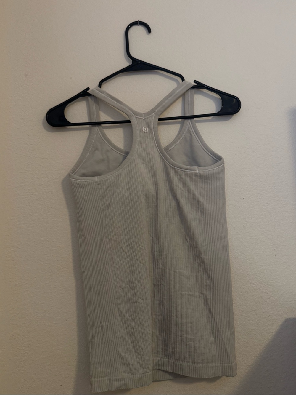 lululemon athletica Ribbed One-Shoulder Tank Dress - Light Gray